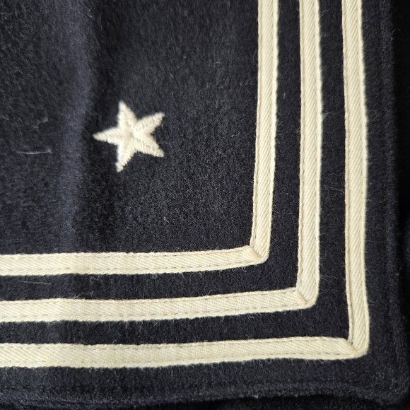 Vintage WWII US Navy Wool Quartermaster Petty Officer Uniform Sailor Black Small - Picture 5 of 17